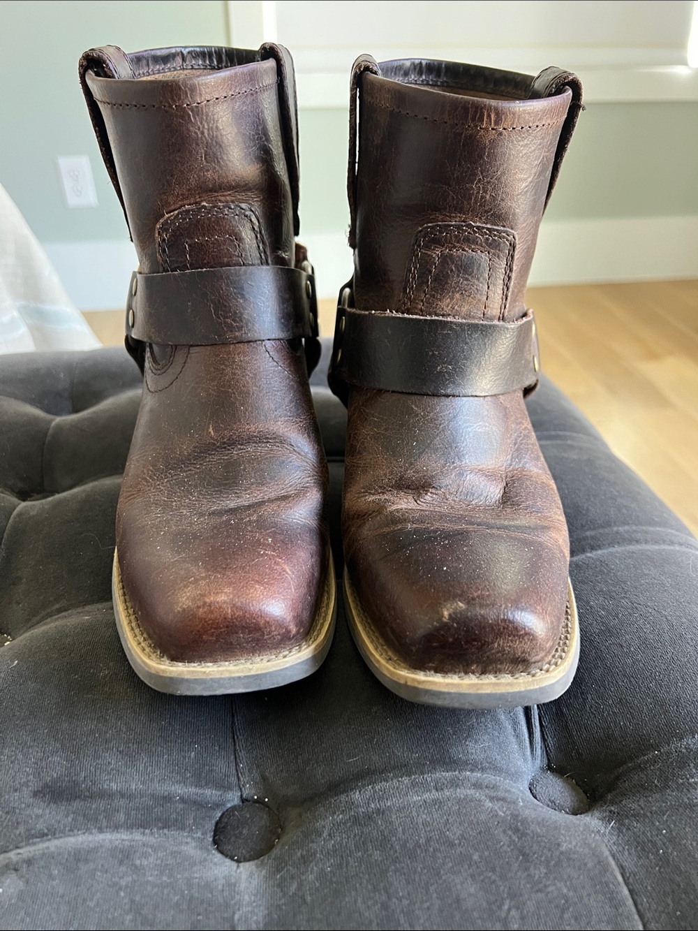 Justin Boots "Bridie" Western Harness Boots Size 7B